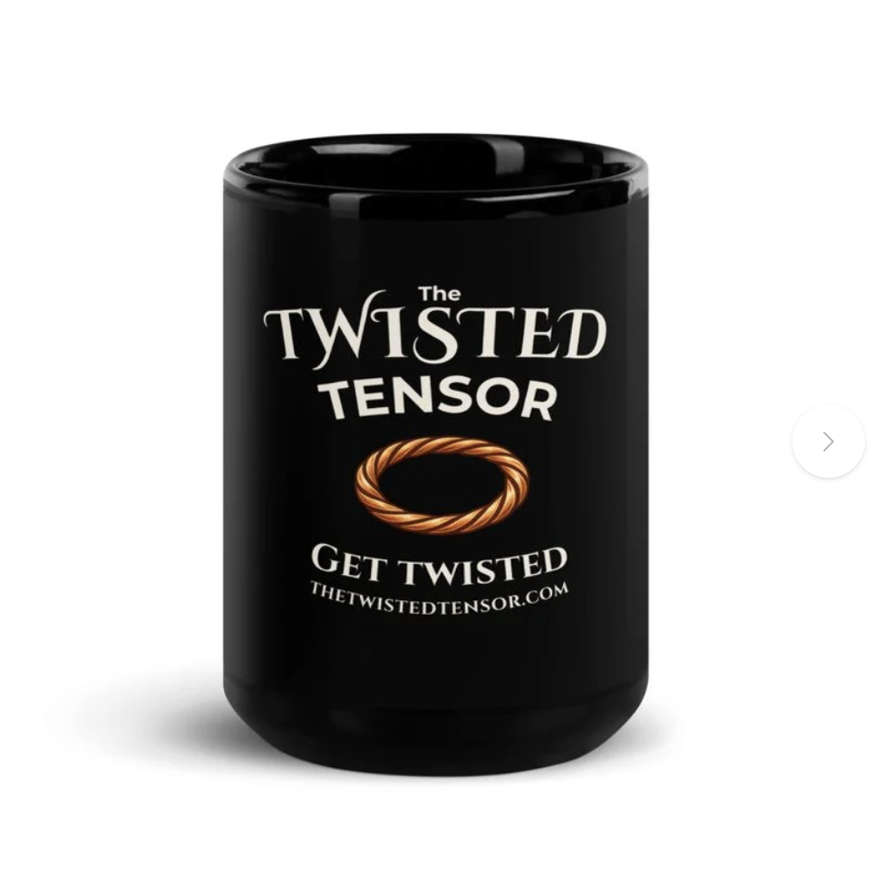 The Twisted Tensor Icon Mug 15oz